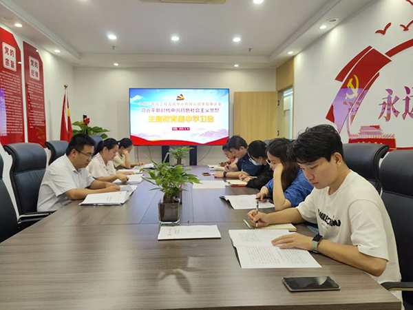 开元网页党支部开展专题组织生活会会前学习研讨