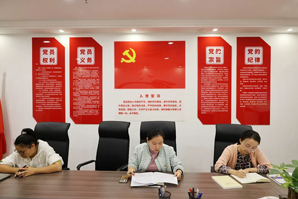 开元网页党支部开展《习近平法治思想学习问答》专题学习研讨会