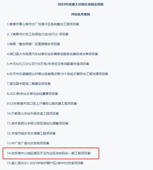 开元网页提供咨询服务的项目荣获我省2023年度重大决策社会稳定风险评估优秀案例